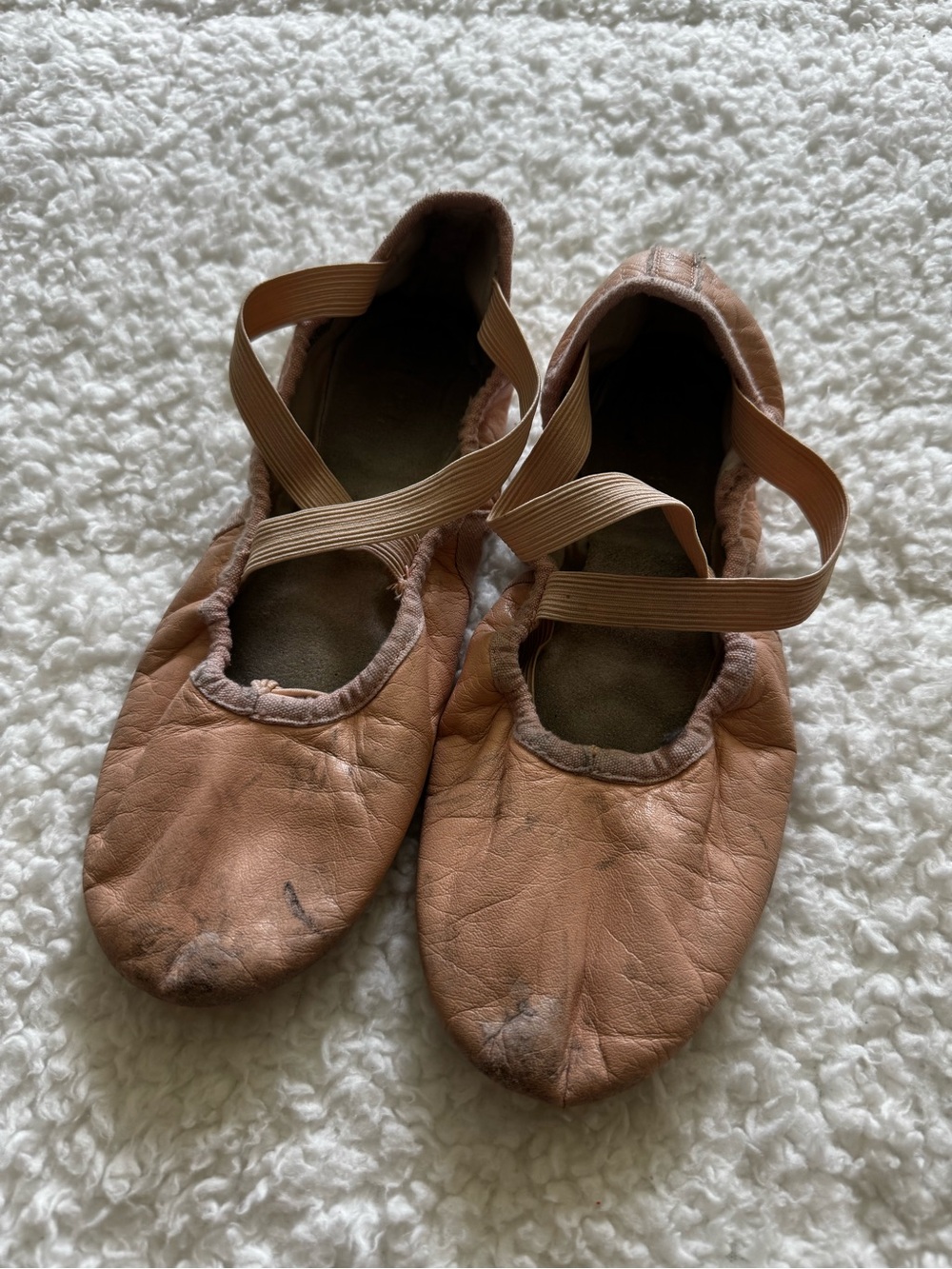 Bloch pink ballet shoes